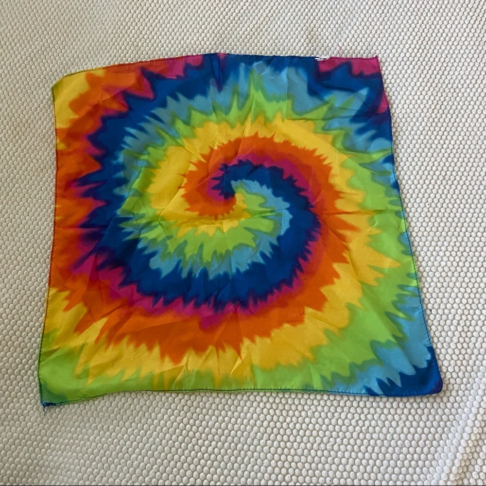 Tie Dye square scarf